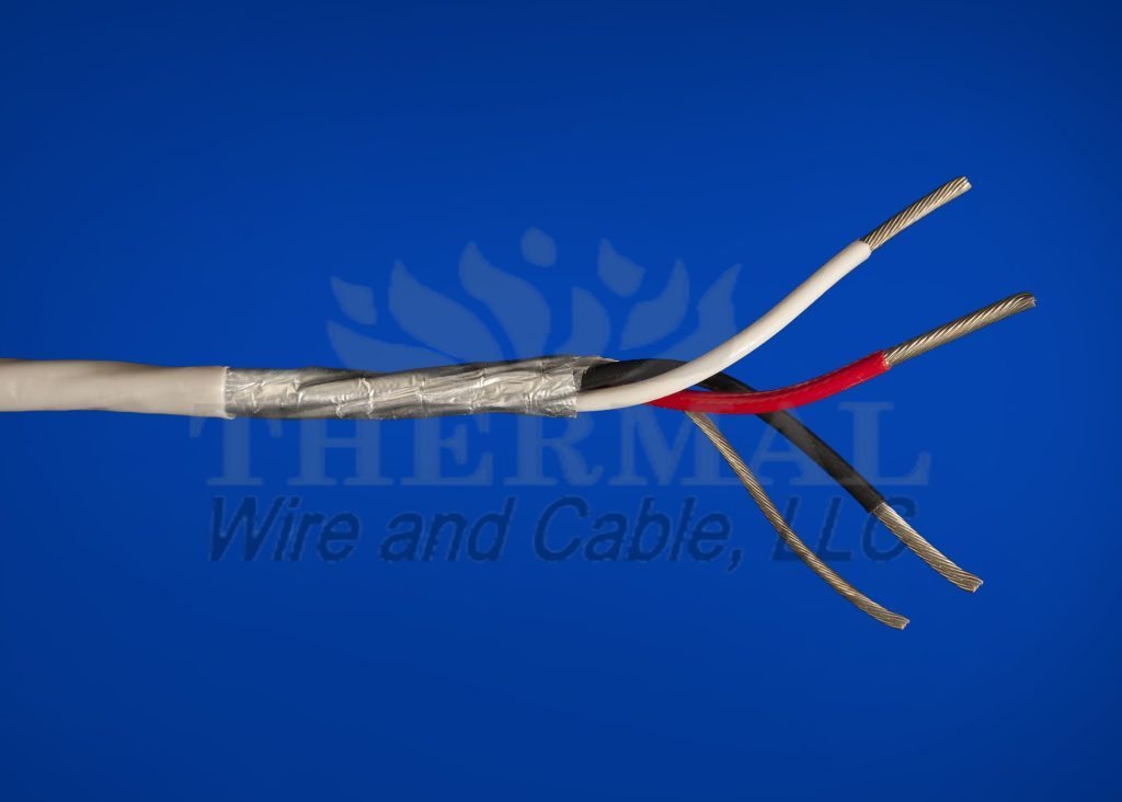 250°C（482°F）改进的PFA绝缘屏蔽托盘电缆（TC）600伏